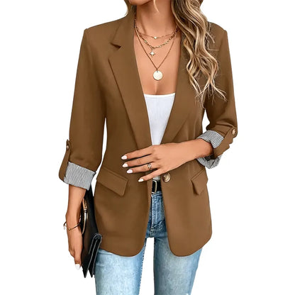 Seravine | Tailored Three Quarter Sleeve Blazer