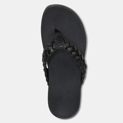 Aurelle | Plaited Comfort Platform Sandals