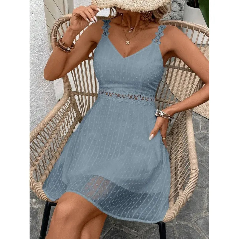 Briarose | Floral Strap Fit And Flare Dress