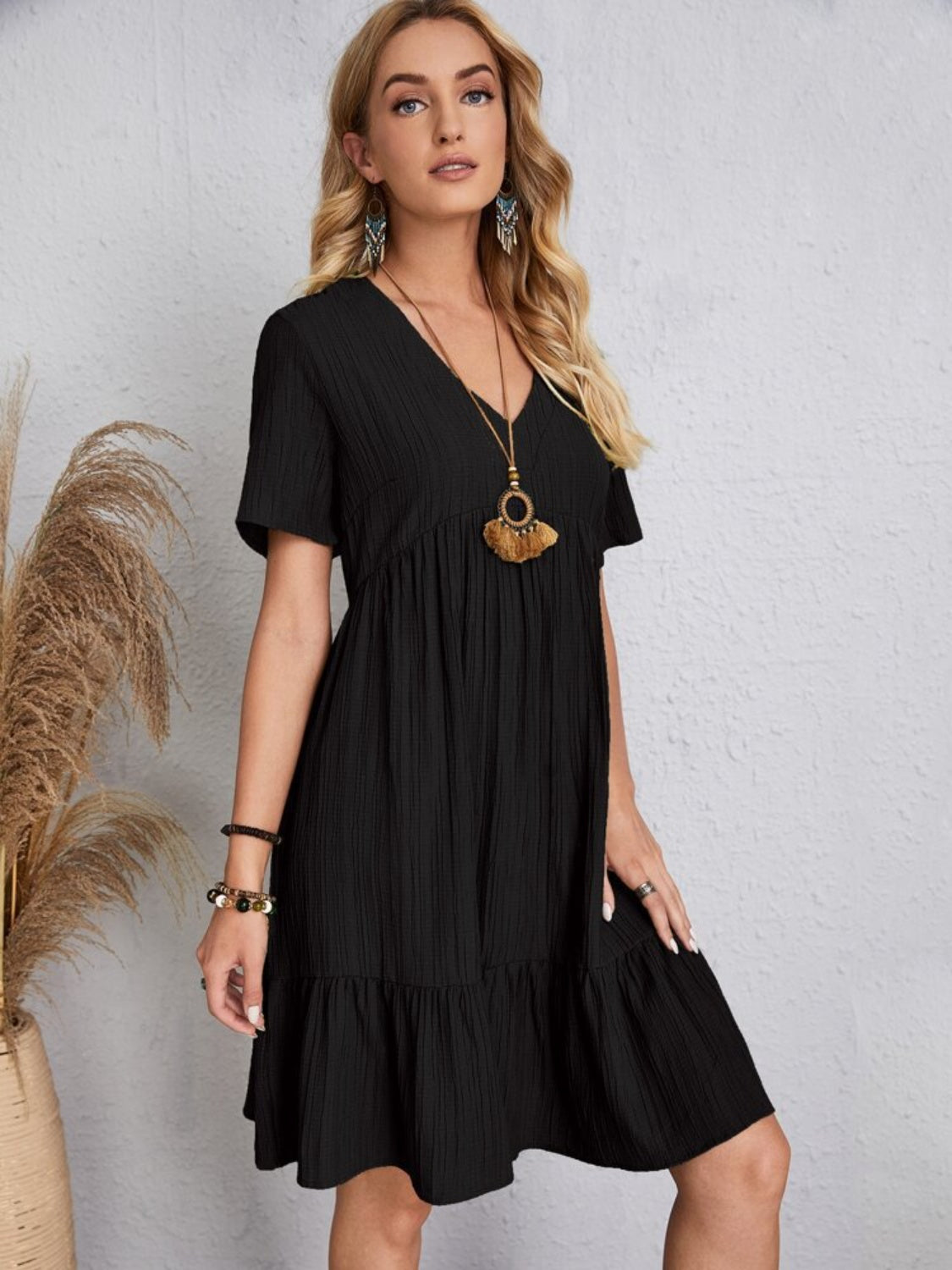 Kerensa | Relaxed Fit Babydoll Mini Dress