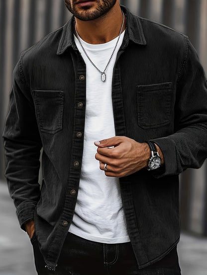 Leland | Button Front Workwear Overshirt