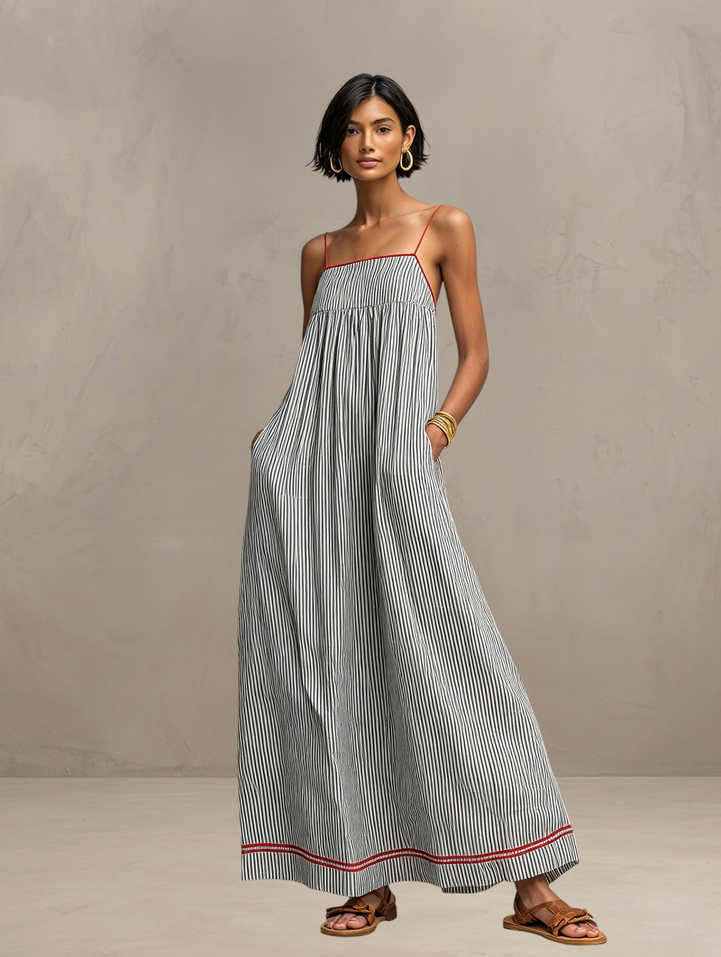 Zarella | Pocket Detail Summer Maxi Dress