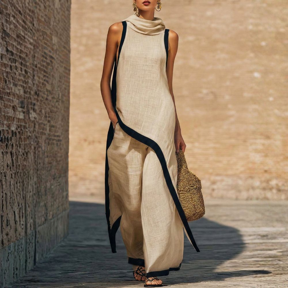 Veridia | Relaxed Linen Blend Jumpsuit