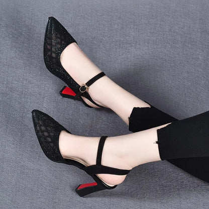Giavelle | Pointed Toe Buckle Pumps