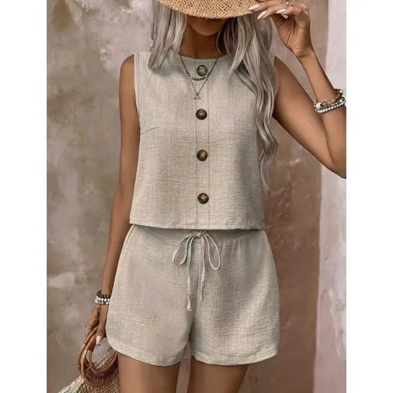 Brinelle | Casual Linen Blend Co Ord Set