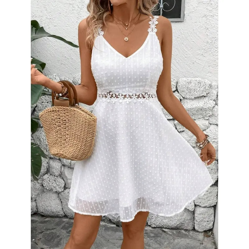 Briarose | Floral Strap Fit And Flare Dress