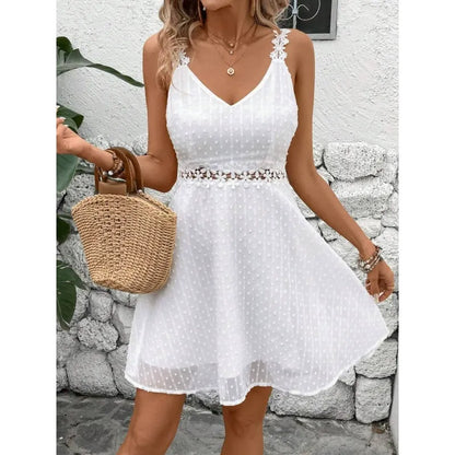 Briarose | Floral Strap Fit And Flare Dress