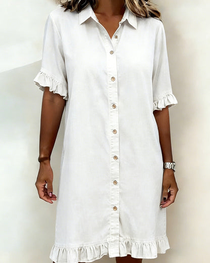 Mirevanna | Button Front Casual Midi Dress