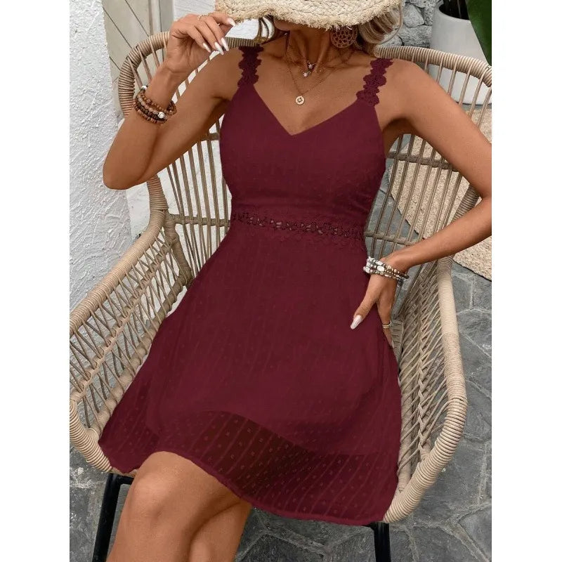 Briarose | Floral Strap Fit And Flare Dress
