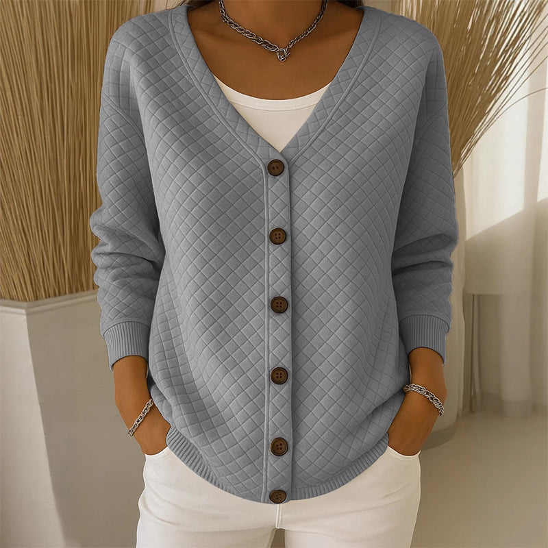 Roselisse | Soft Quilted Knit Cardigan