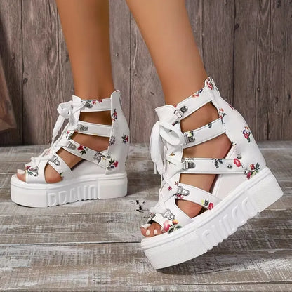 Zorina | Elevated Comfort Floral Sandals