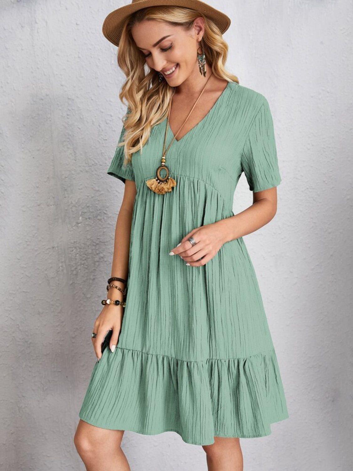 Kerensa | Relaxed Fit Babydoll Mini Dress