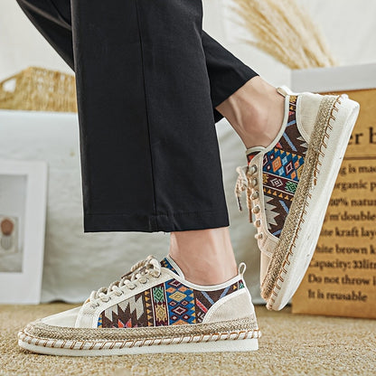 Yardley | Woven Detail Casual Sneakers