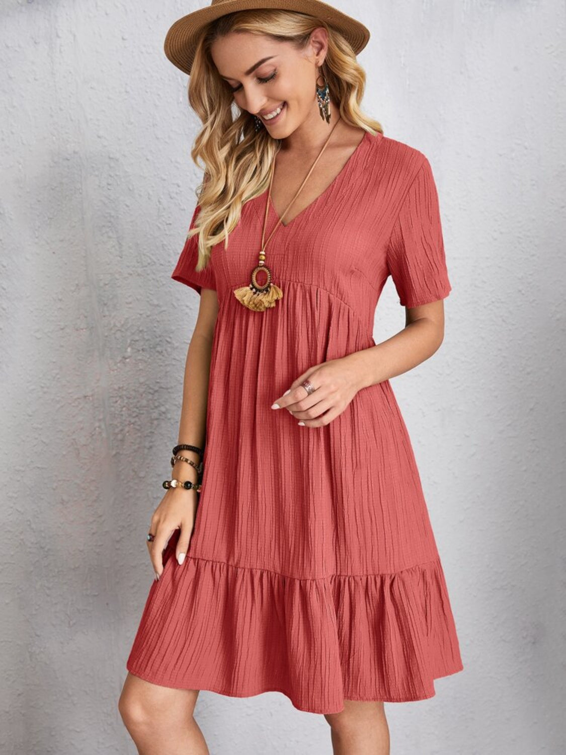Kerensa | Relaxed Fit Babydoll Mini Dress