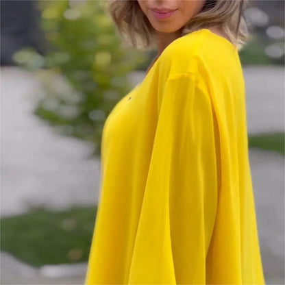 Delavine | Relaxed Zip Neck Blouse