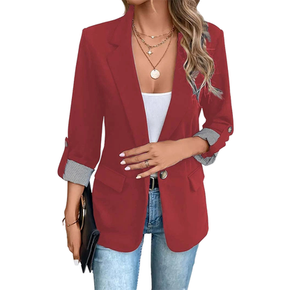Seravine | Tailored Three Quarter Sleeve Blazer