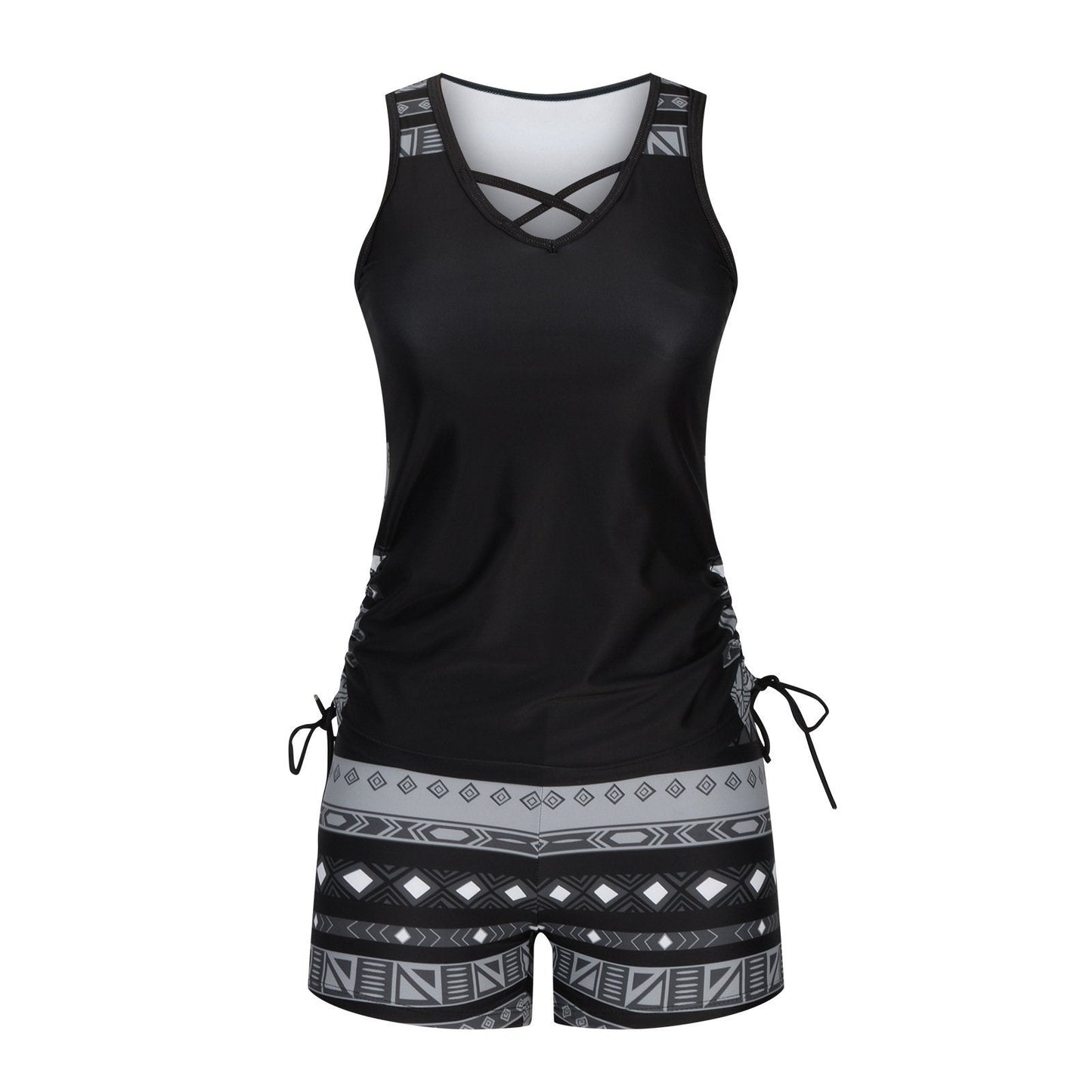 Tavrisselle | Side Tie Beach Top and Shorts Set