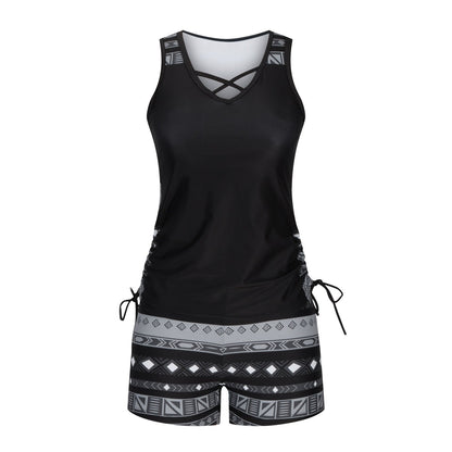 Tavrisselle | Side Tie Beach Top and Shorts Set
