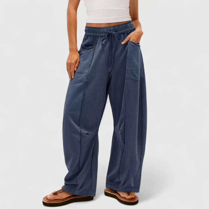 Floriane | Effortless Wide Leg Lounge Trousers