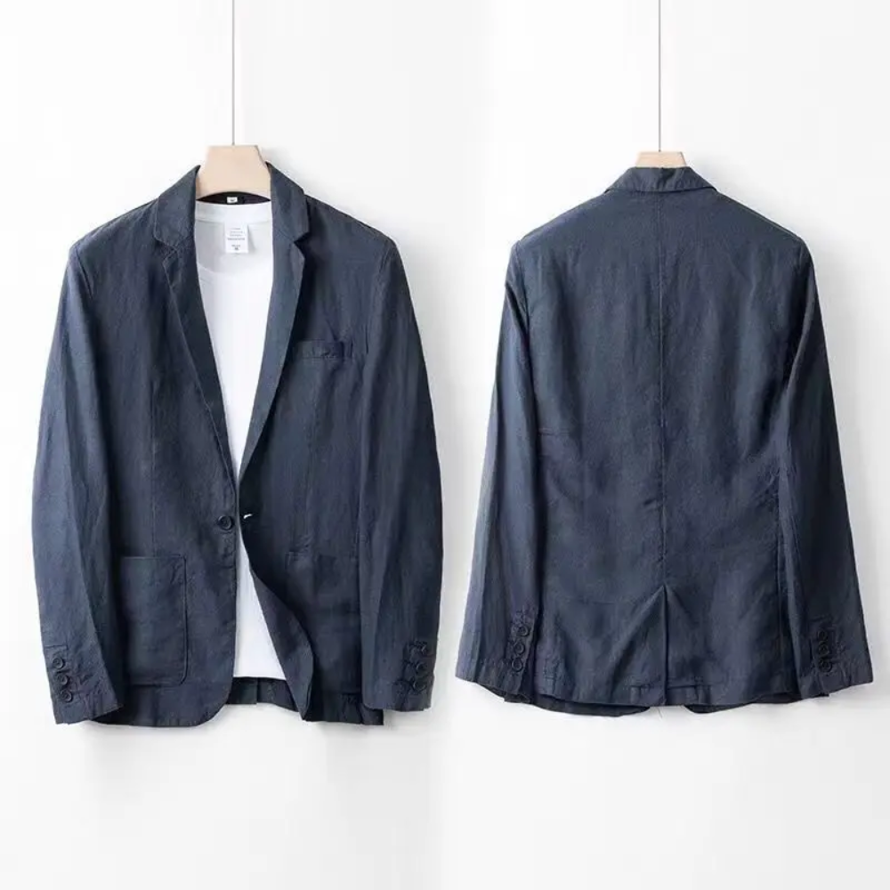 Kaelric | Breathable Linen Blazer & Trouser Set