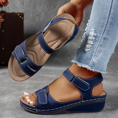 Zinnia | Cushioned Hook And Loop Sandals
