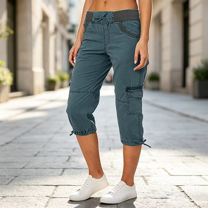 Varellia | Casual Cargo Capri Pants