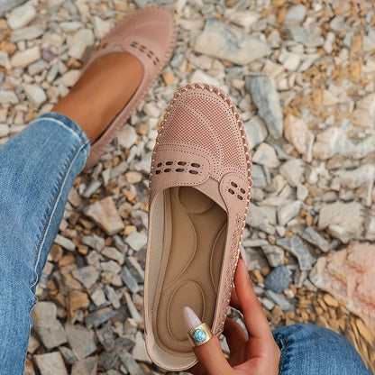Tessira | Casual Perforated Moccasin Flats