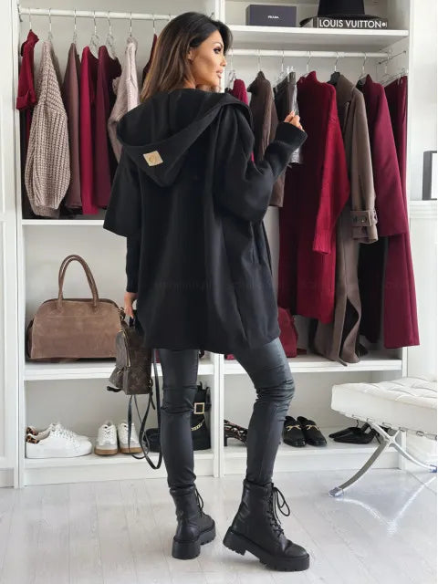 Nellwyn | Draped Cape Style Cardigan