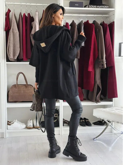Nellwyn | Draped Cape Style Cardigan
