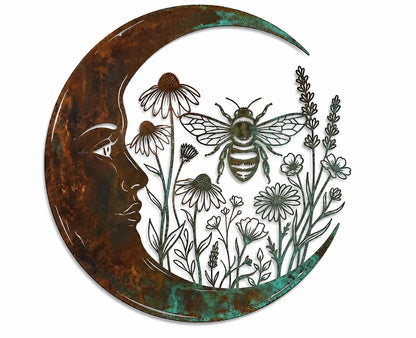 Roselith | Enchanted Garden Moon Wall Art