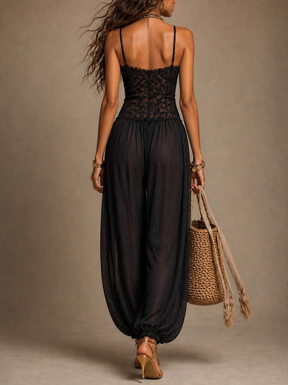 Eulalia | Vintage Inspired Lace Jumpsuit