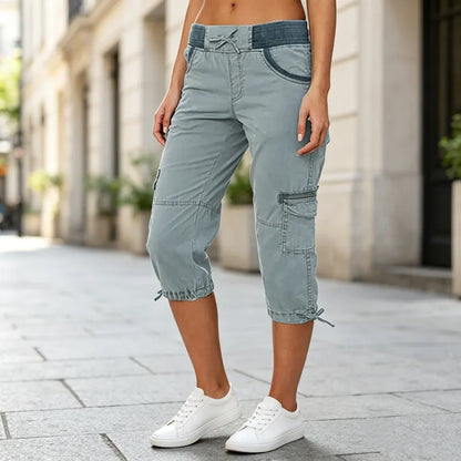 Varellia | Casual Cargo Capri Pants