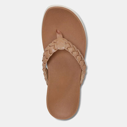 Aurelle | Plaited Comfort Platform Sandals