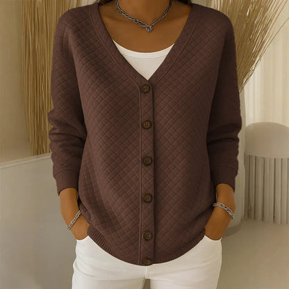 Roselisse | Soft Quilted Knit Cardigan