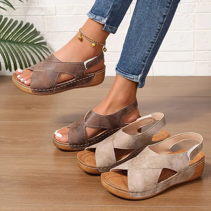Nerina | Open Toe Slingback Sandals