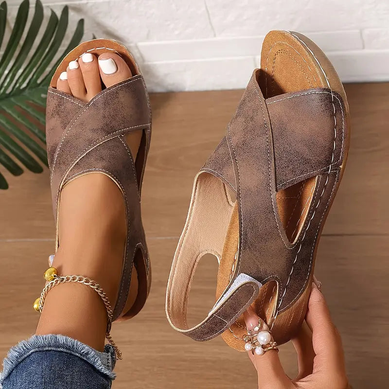 Nerina | Open Toe Slingback Sandals