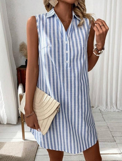 Theadora | Relaxed Fit Summer Shirt Dress