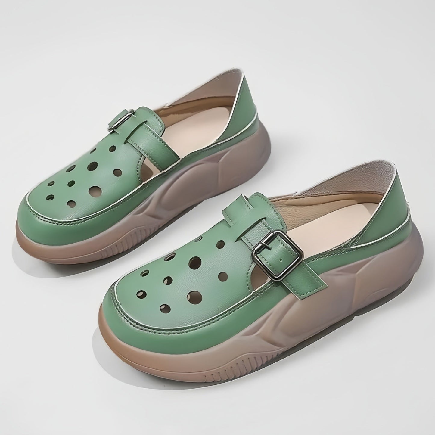 Dorelia | Lightweight Buckle Strap Comfort Shoes