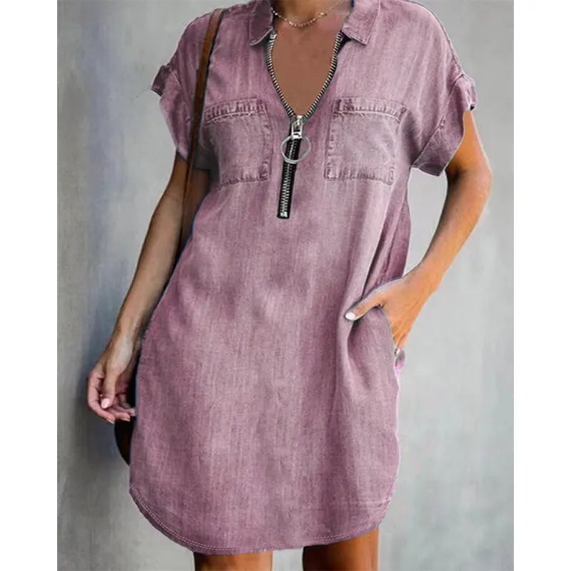 Corisella | Casual Pocket Mini Dress