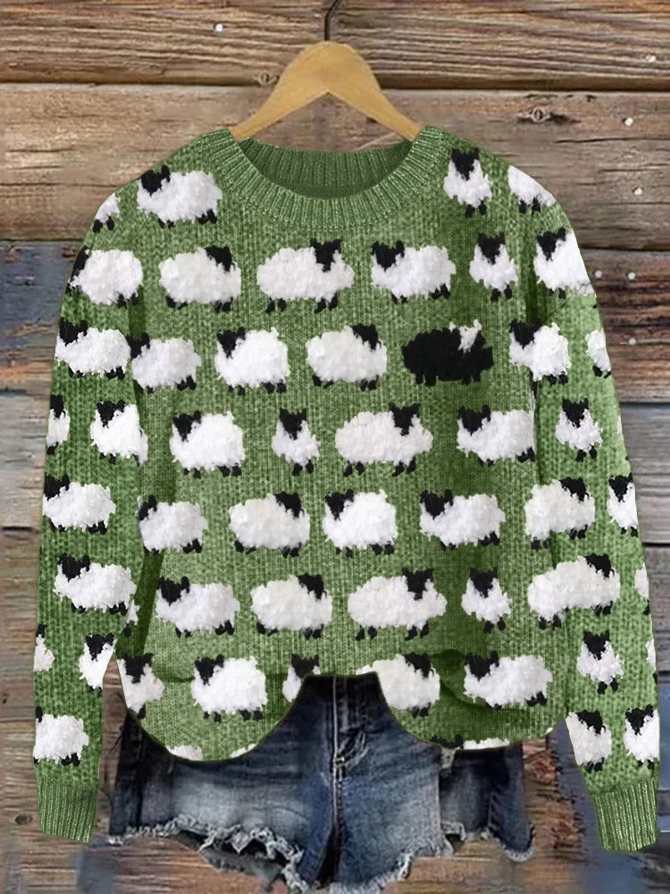 Quillara | Evergreen Pattern Pullover