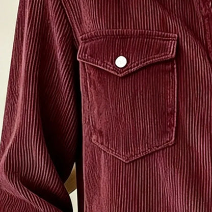 Sylvera | Relaxed Corduroy Pocket Shirt