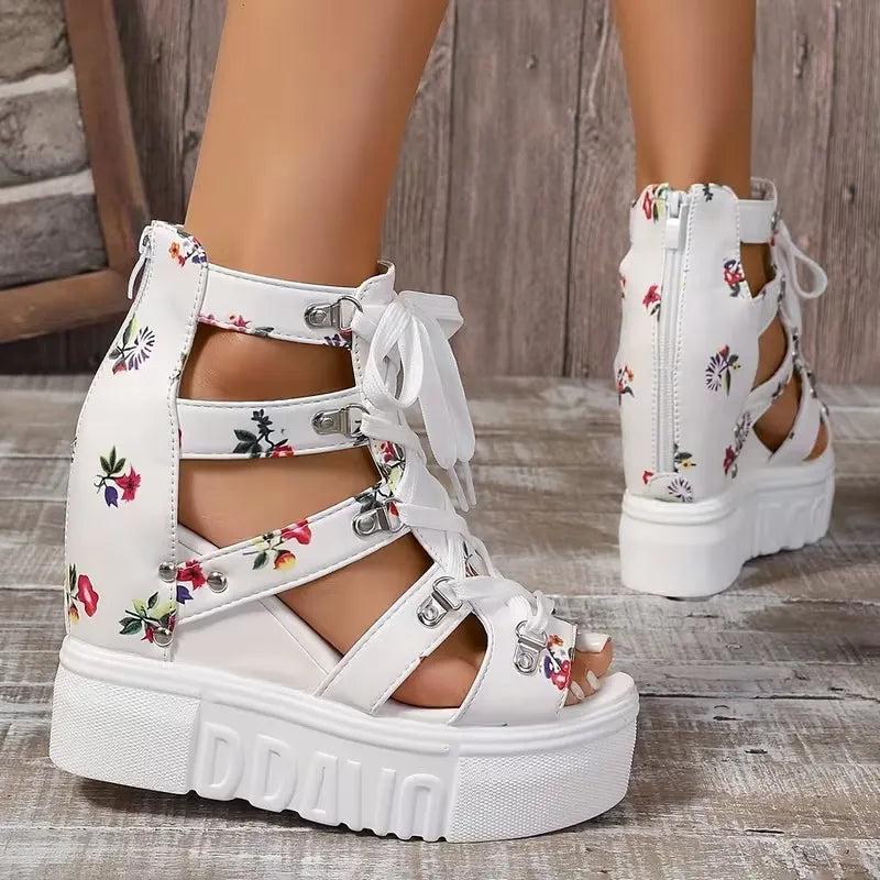 Zorina | Elevated Comfort Floral Sandals