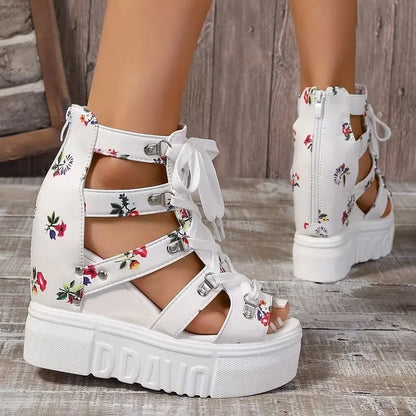 Zorina | Elevated Comfort Floral Sandals