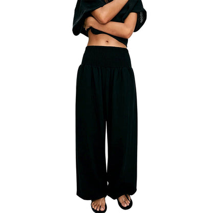 Valeska | Smocked Waist Relaxed Harem Pants
