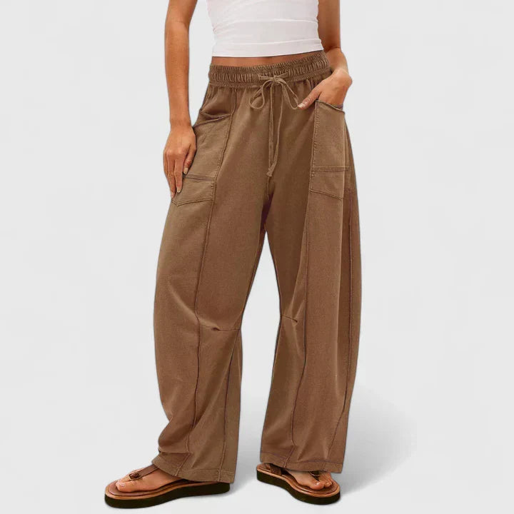 Floriane | Effortless Wide Leg Lounge Trousers