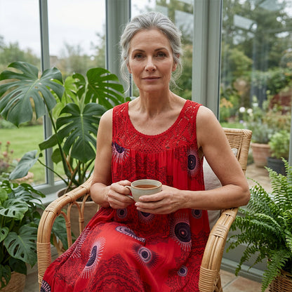 Norelia | Mandala Print Summer Dress