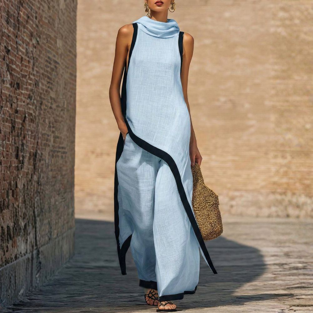 Veridia | Relaxed Linen Blend Jumpsuit
