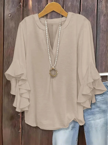Fionelle | Flowing Bell Sleeve Blouse