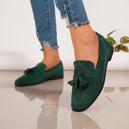 Corvella | Tassel Detail Slip On Loafers