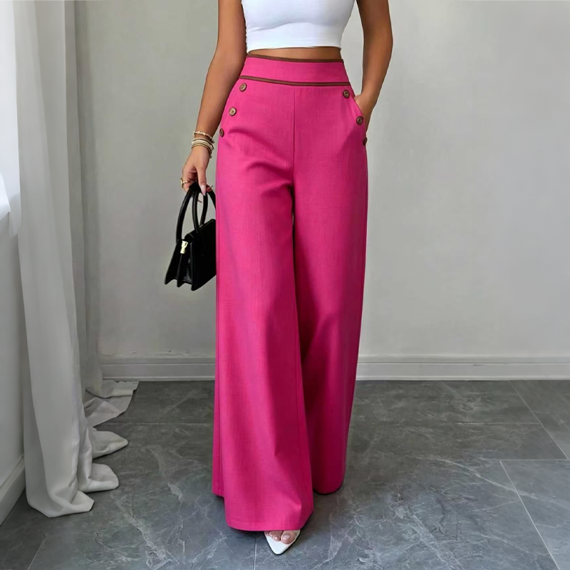 Valenza | Modern Wide Leg Trousers